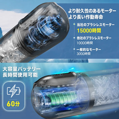 【HydroCore™】メンズ用全自動マッサージャー｜5機能×7段階